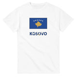 T-shirt drapeau kosovo en texte - pixelforma