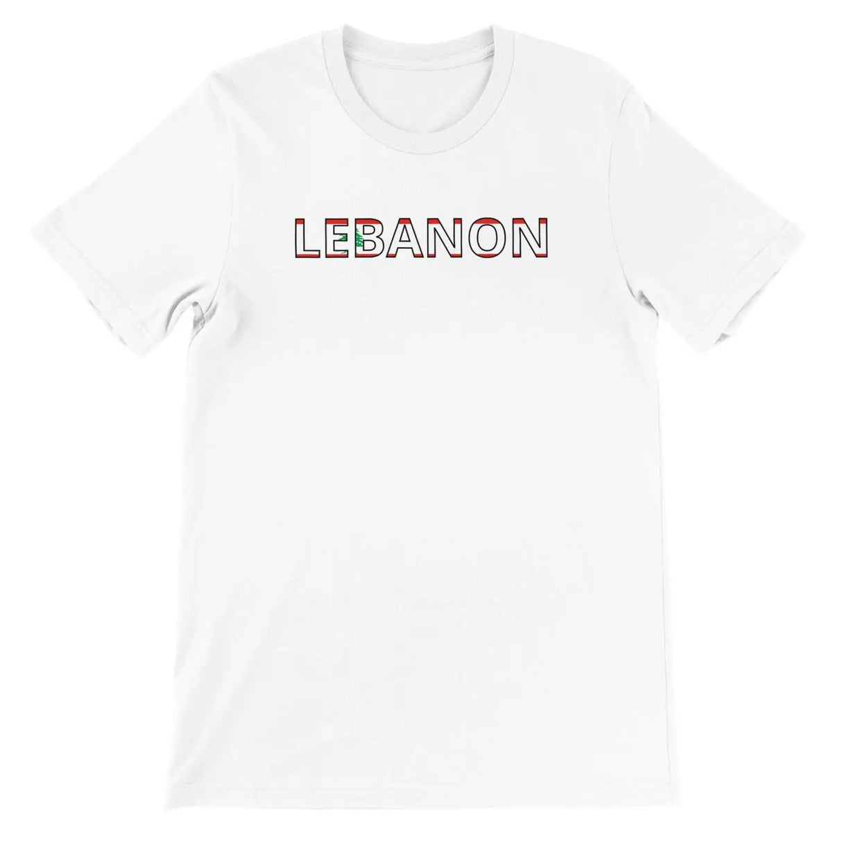 T-shirt drapeau liban - pixelforma