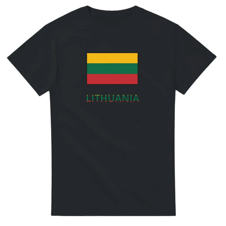 T-shirt drapeau lituanie texte - pixelforma