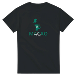 T-shirt drapeau macao en carte - pixelforma