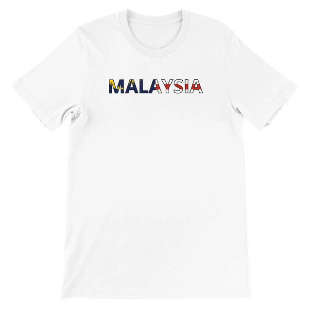 T-shirt drapeau malaisie - pixelforma