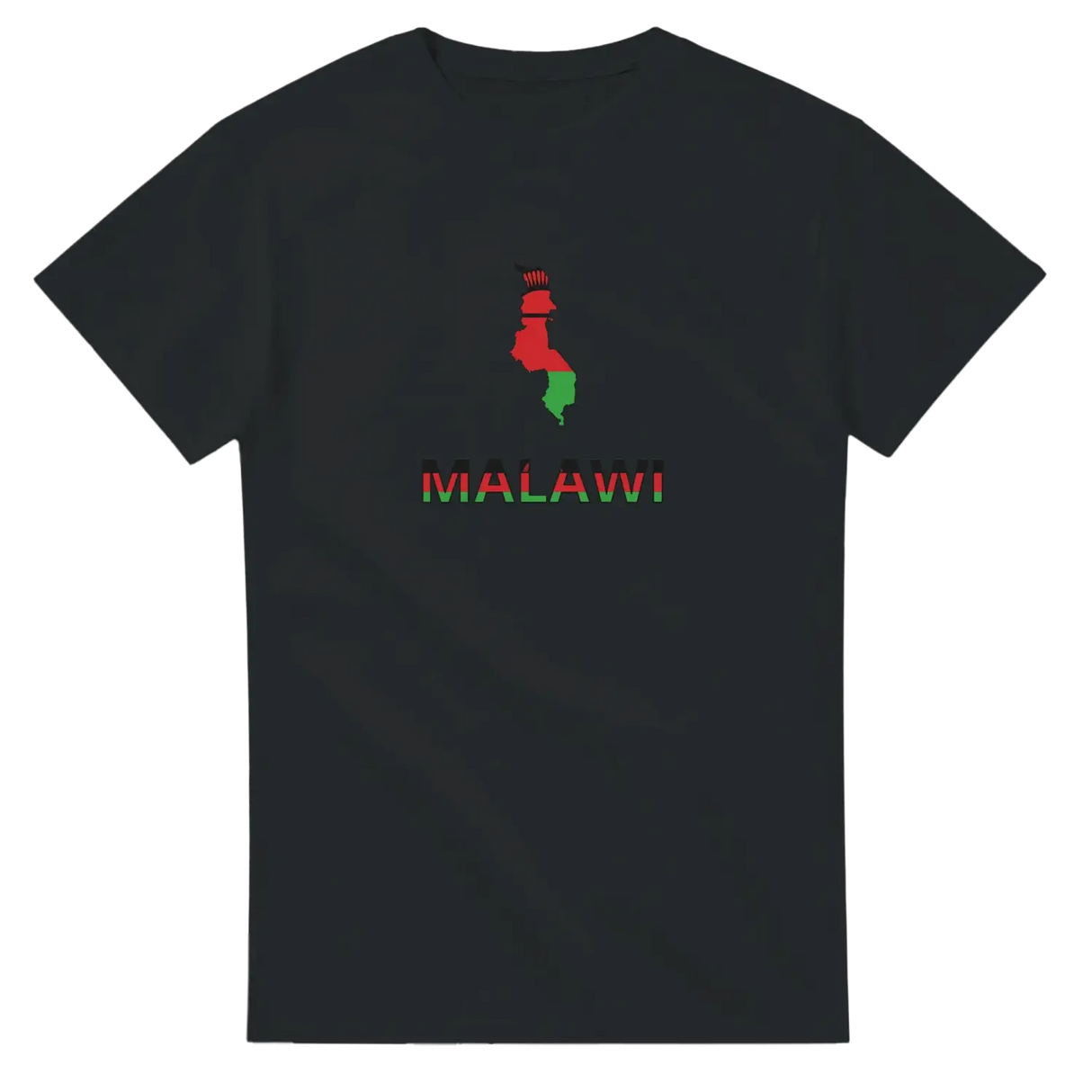 T-shirt drapeau malawi en carte - pixelforma