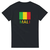 T-shirt drapeau mali en texte - pixelforma