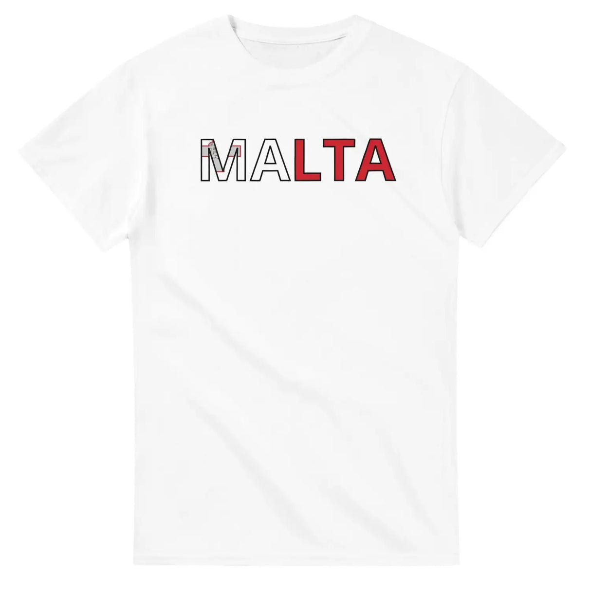 T-shirt drapeau malte - pixelforma