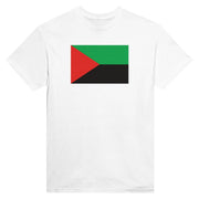 T-shirt drapeau martinique imprimé en coton mélangé