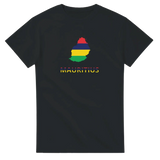 T-shirt drapeau maurice carte - pixelforma