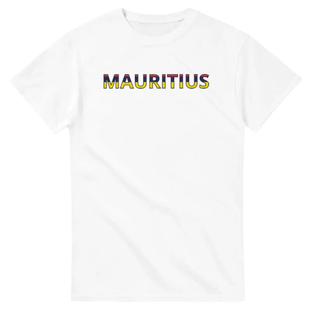 T-shirt drapeau maurice - pixelforma