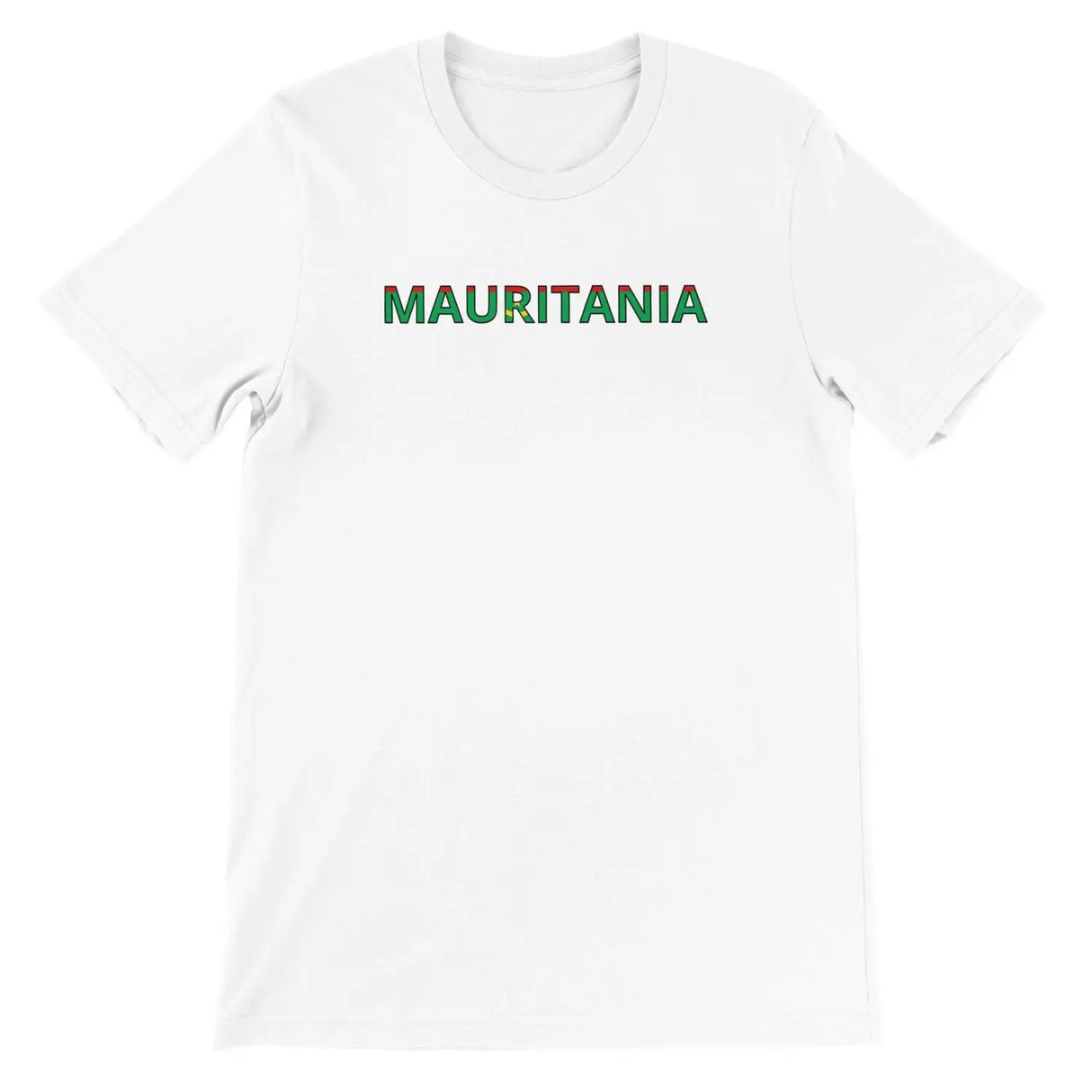 T-shirt drapeau mauritanie - pixelforma