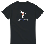 T-shirt drapeau mayotte en carte - pixelforma