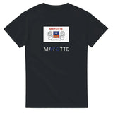 T-shirt drapeau mayotte en texte - pixelforma