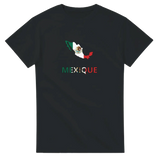 T-shirt drapeau mexique en carte - pixelforma