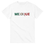 T-shirt drapeau mexique en écriture - pixelforma