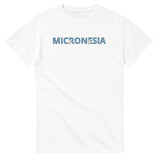 T-shirt drapeau micronésie - pixelforma