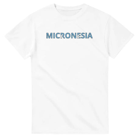 T-shirt drapeau micronésie - pixelforma