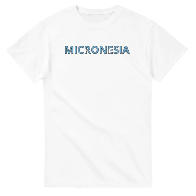 T-shirt drapeau micronésie - pixelforma