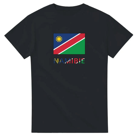 T-shirt drapeau namibie en texte - pixelforma