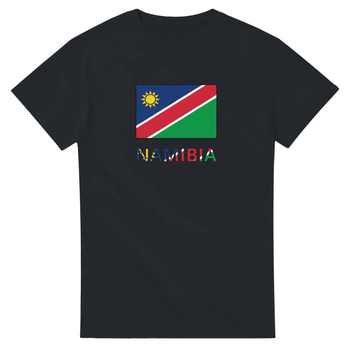 T-shirt drapeau namibie texte - pixelforma