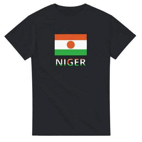 T-shirt drapeau niger en texte - pixelforma