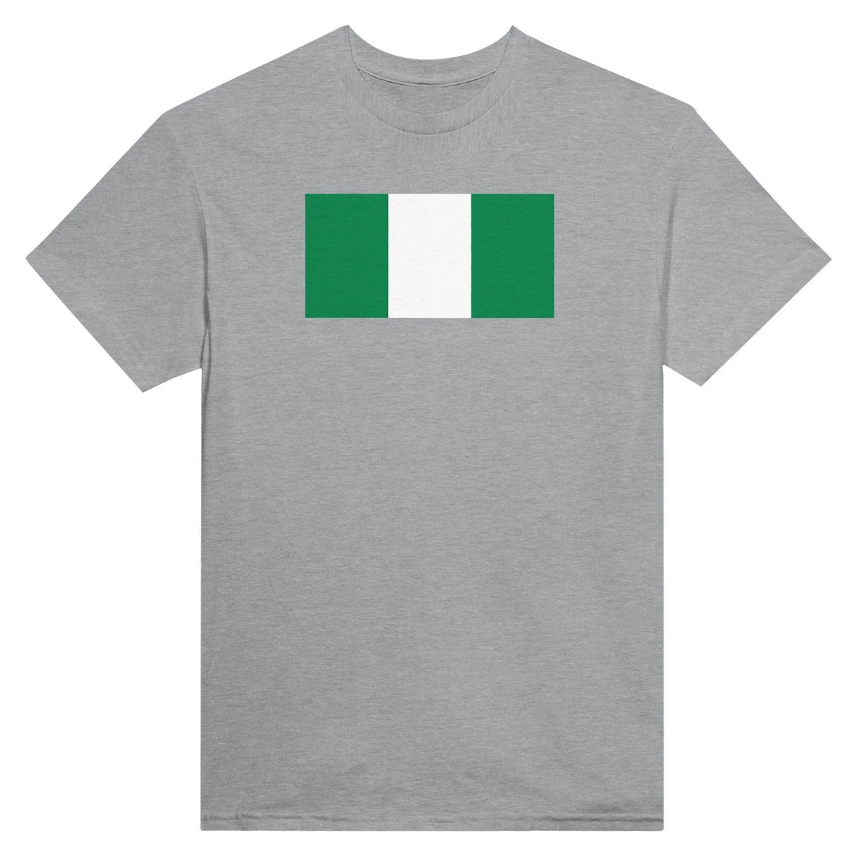 T-shirt drapeau nigeria brodé coton mélangé élégant