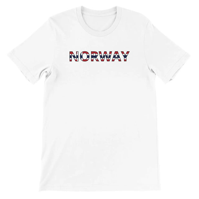 T-shirt drapeau norvège - pixelforma