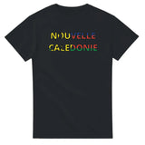 T-shirt drapeau nouvelle-calédonie en écriture - pixelforma