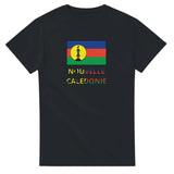 T-shirt drapeau nouvelle-calédonie en texte - pixelforma