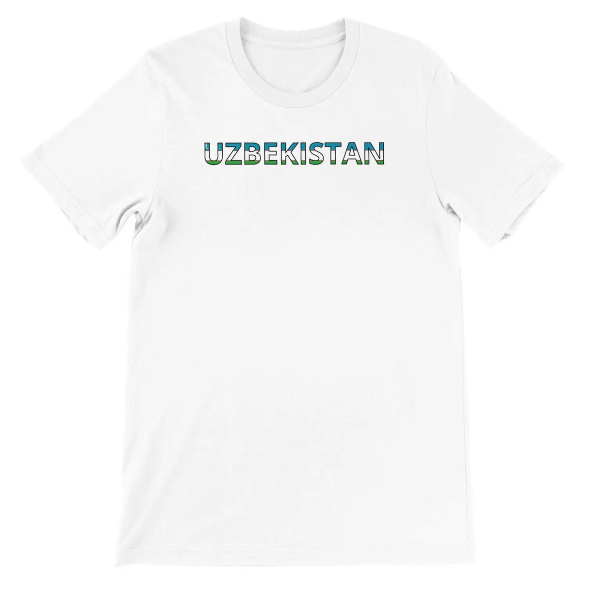 T-shirt drapeau ouzbékistan - pixelforma