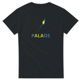 T-shirt drapeau palaos en carte - pixelforma