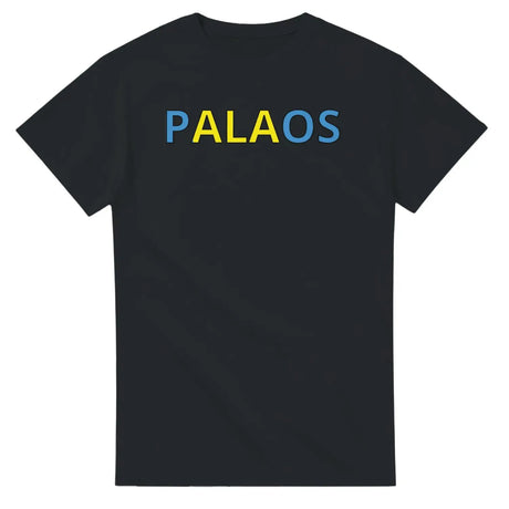 T-shirt drapeau palaos en écriture - pixelforma