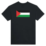 T-shirt drapeau palestine coton mélangé brodé manches longues