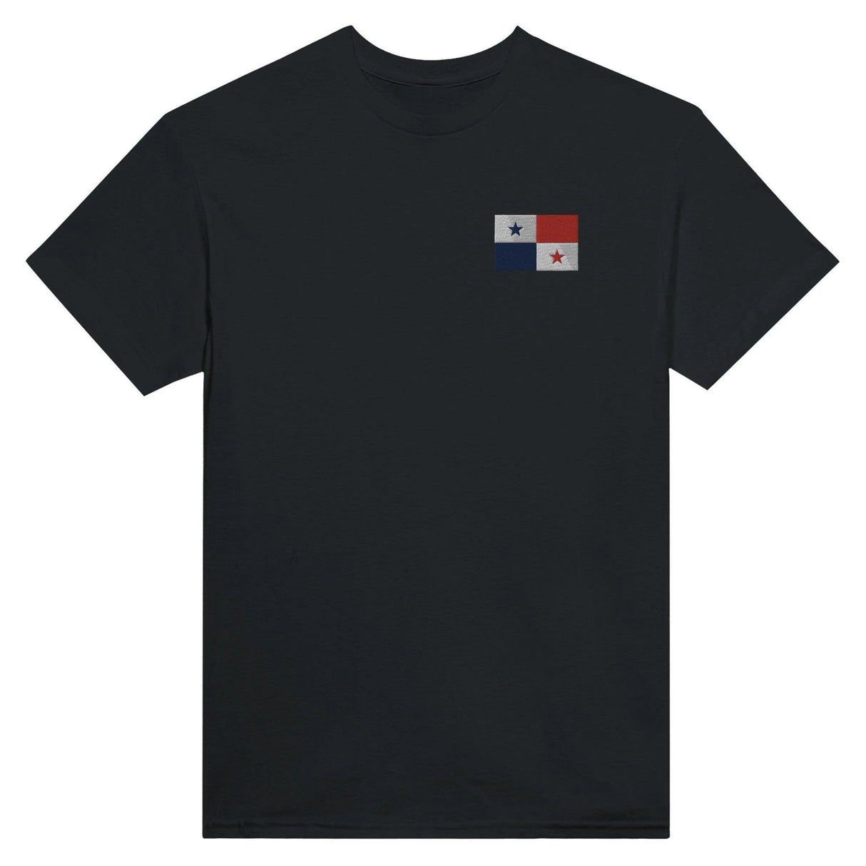 T-shirt drapeau panama broderie couleur coton épais