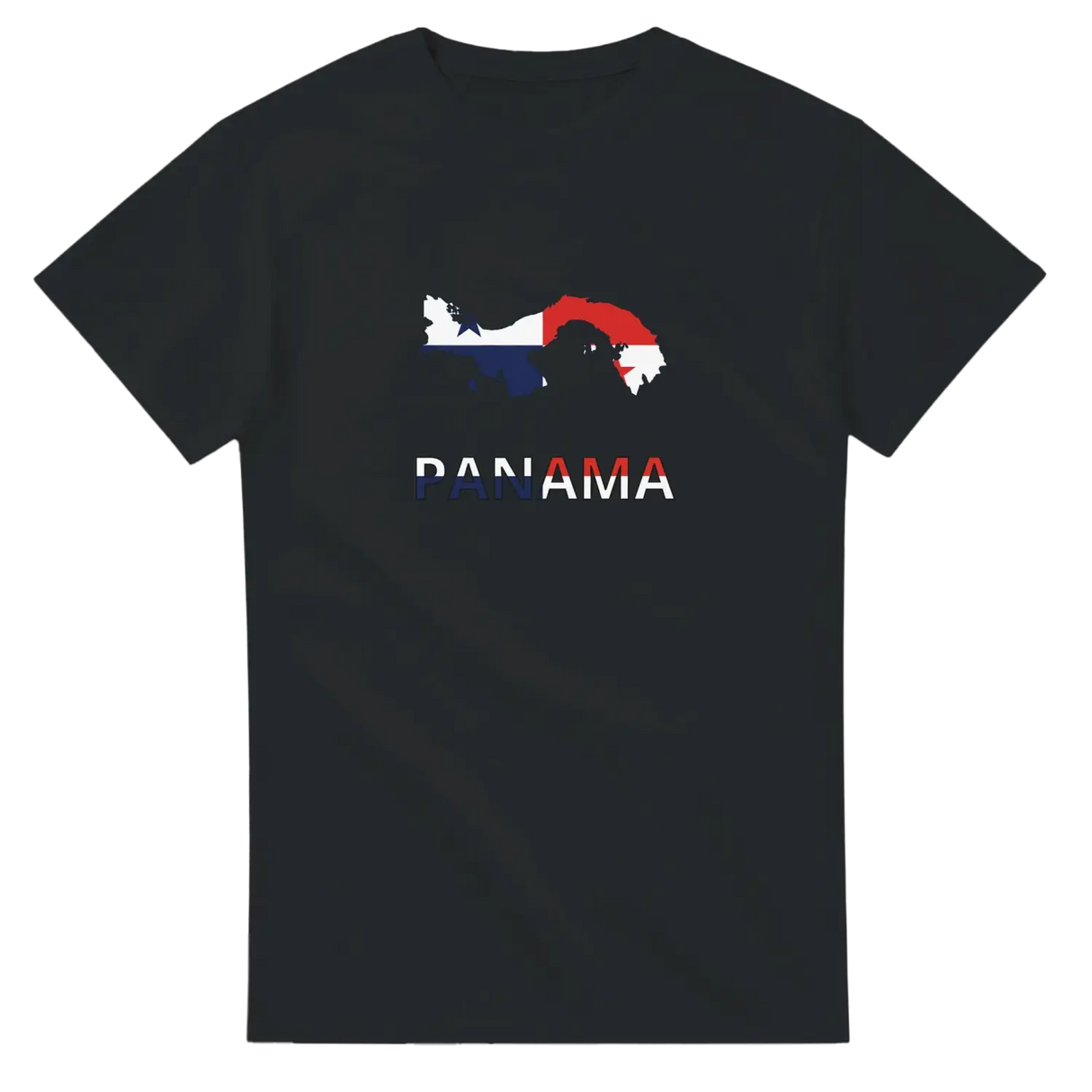 T-shirt drapeau panama en carte - pixelforma