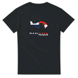 T-shirt drapeau panama en carte - pixelforma