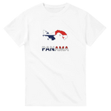 T-shirt drapeau panama en carte - pixelforma