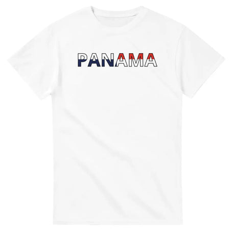 T-shirt Drapeau Panama en écriture - Pixelforma 