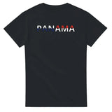 T-shirt drapeau panama en écriture - pixelforma