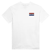 T-shirt drapeau paraguay broderie couleur coton épais
