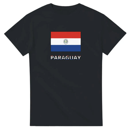 T-shirt drapeau paraguay en texte - pixelforma