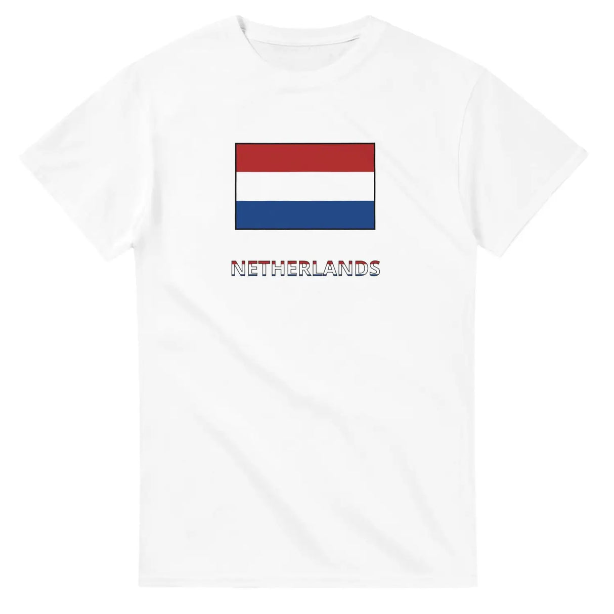 T-shirt drapeau pays-bas texte - pixelforma