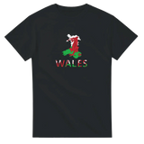 T-shirt drapeau pays de galles carte - pixelforma