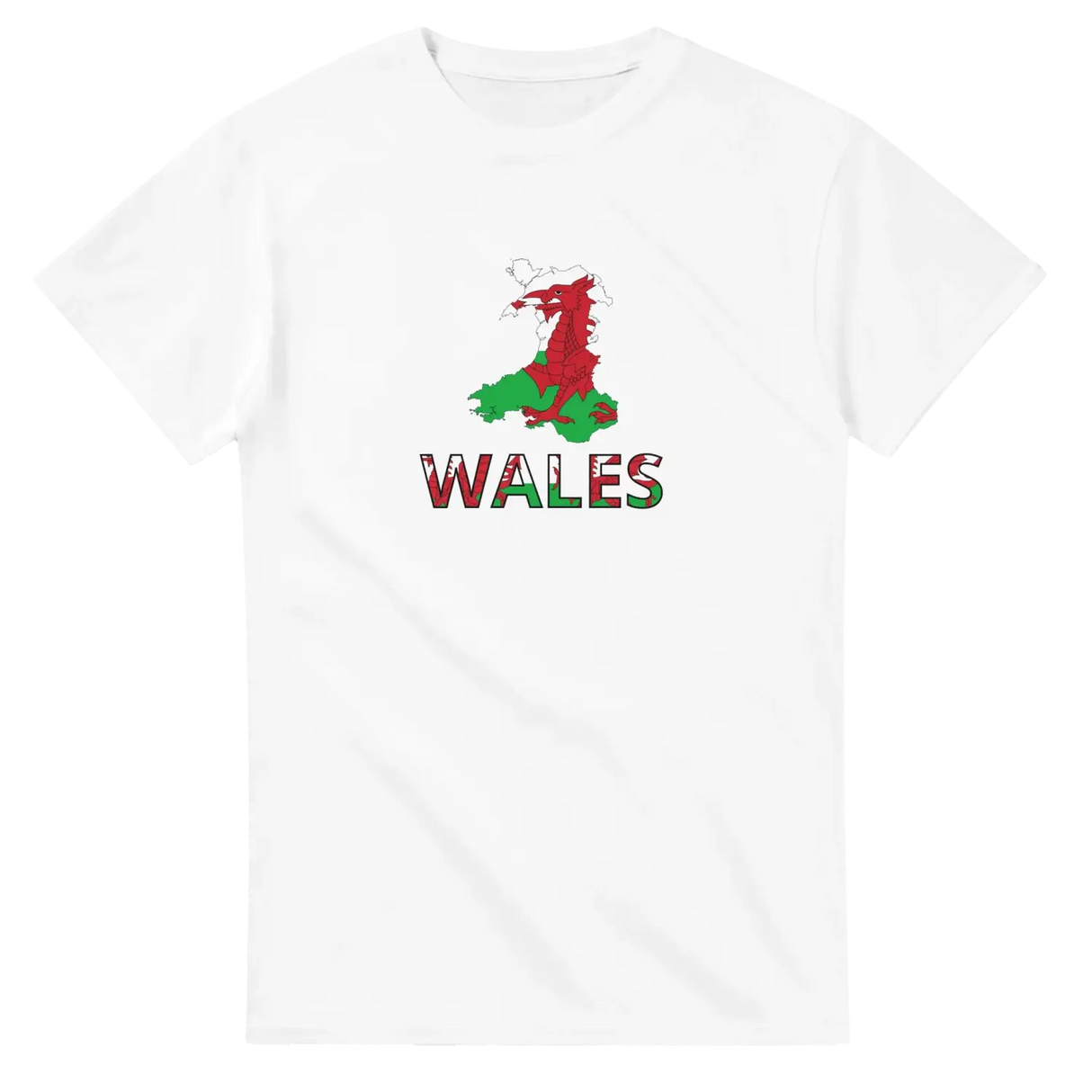 T-shirt drapeau pays de galles carte - pixelforma