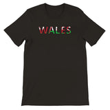 T-shirt drapeau pays de galles - pixelforma