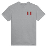 T-shirt drapeau pérou broderie couleur coton épais