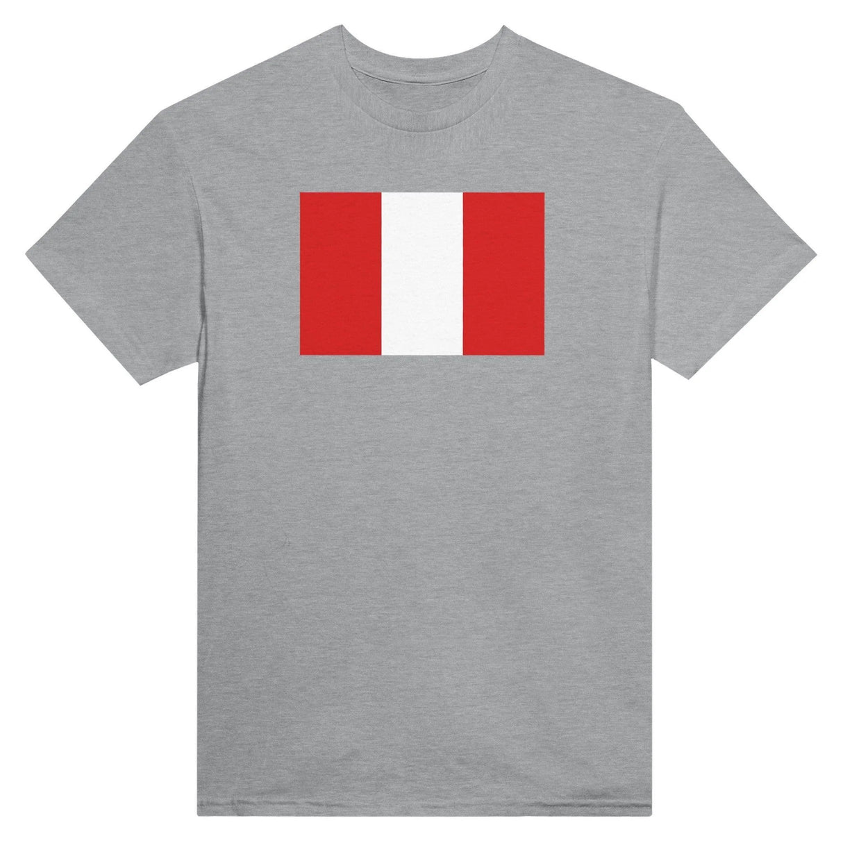T-shirt drapeau pérou coton mélangé brodé manches longues