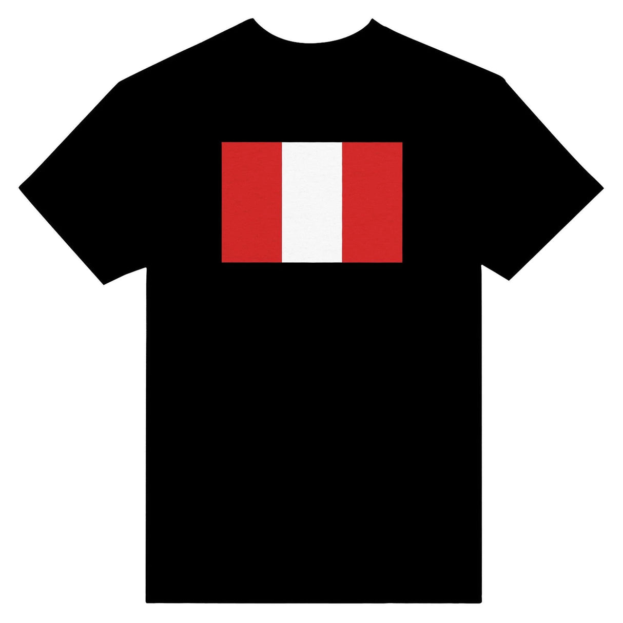 T-shirt drapeau pérou coton mélangé brodé manches longues