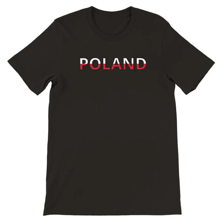 T-shirt drapeau pologne - pixelforma