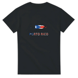 T-shirt drapeau porto rico en carte - pixelforma