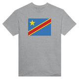T-shirt drapeau république démocratique du congo coton brodé