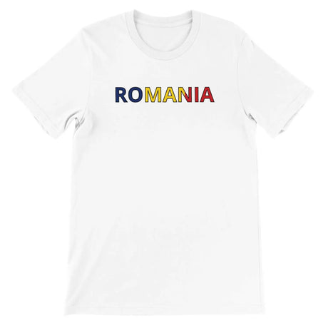 T-shirt drapeau roumanie - pixelforma