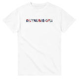 T-shirt Drapeau Royaume-Uni en écriture - Pixelforma 